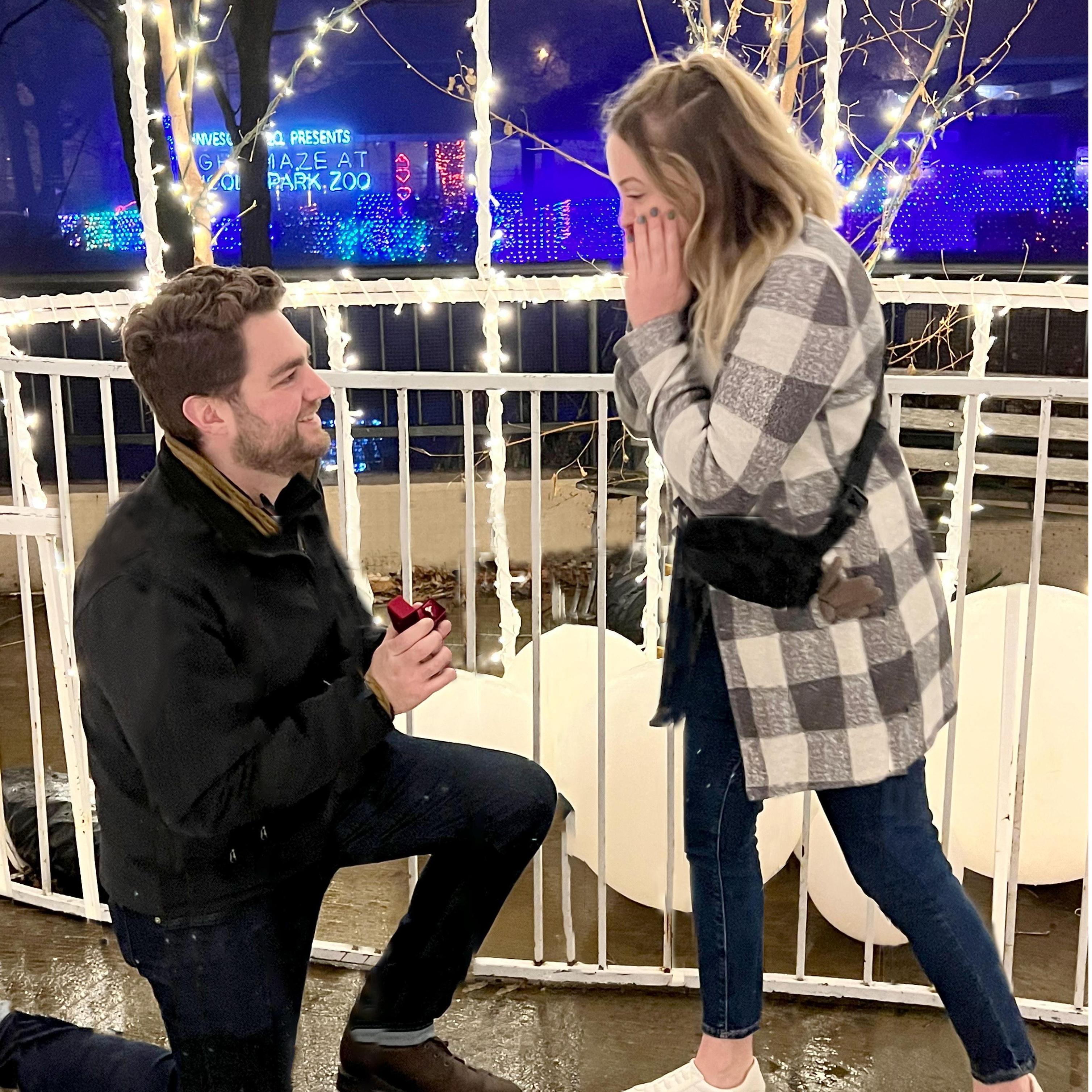 Katie said YES! • Lincoln Park Zoo • Chicago, IL