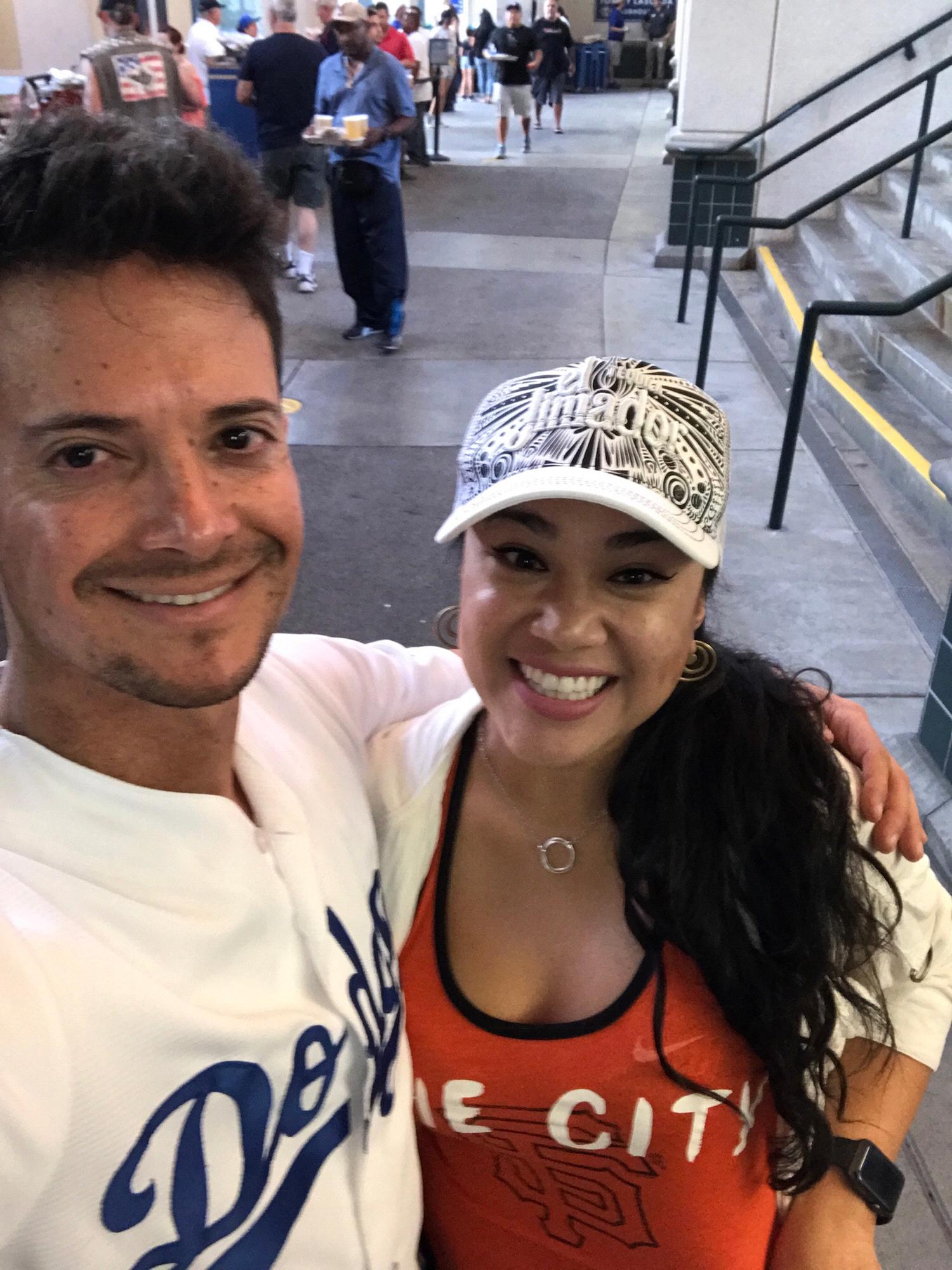 First Giants vs. Dodgers game