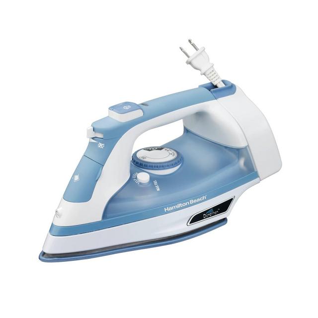 Hamilton Beach Durathon Garment Iron 19701 With Retrac Cord Light Blue