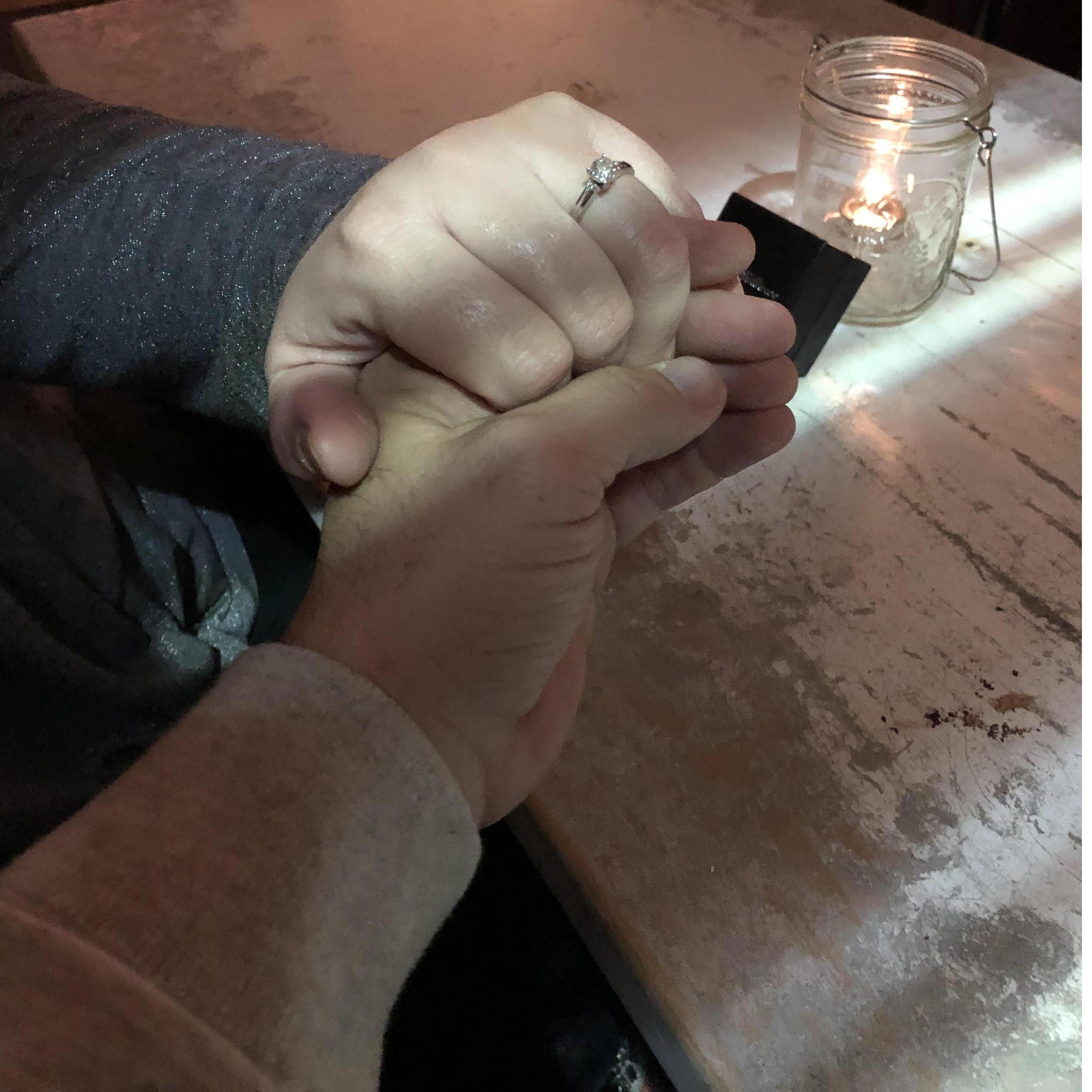 We are engaged!