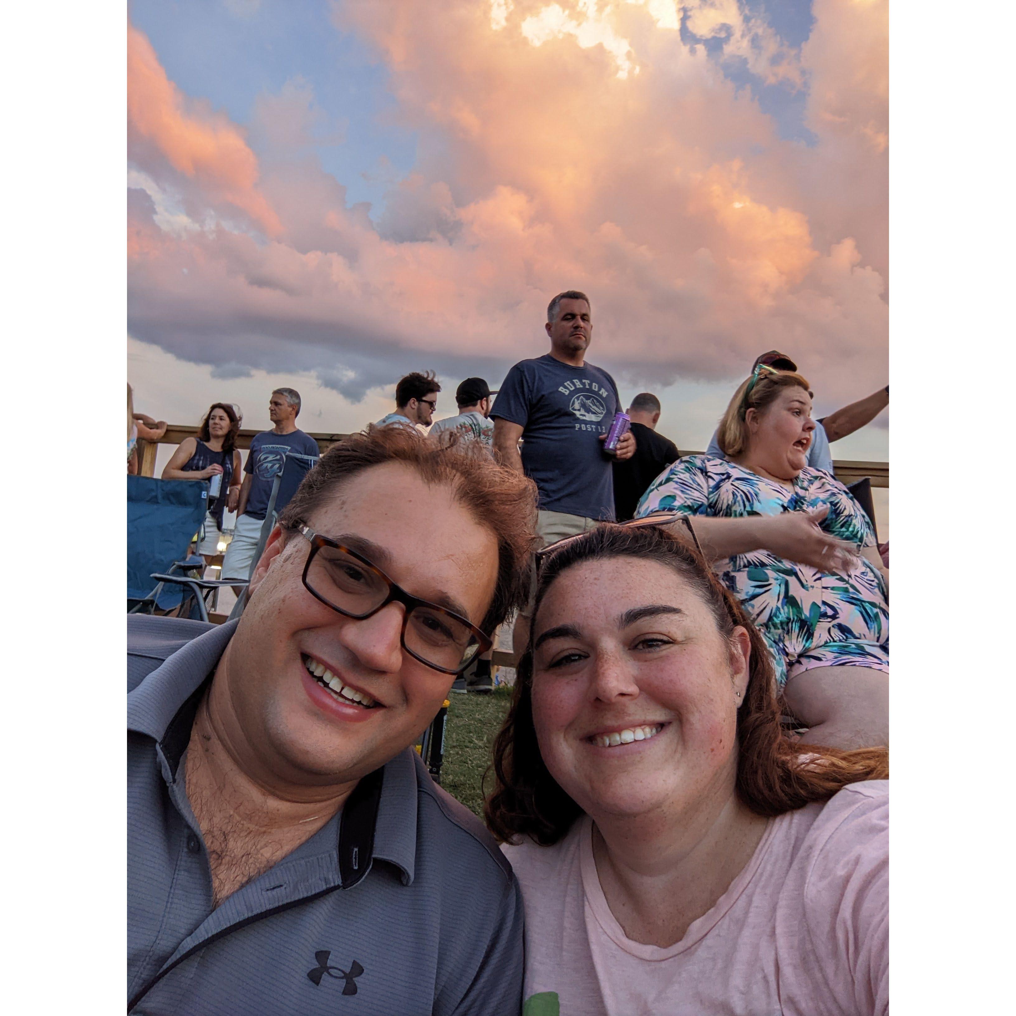 Great sunset at a concert in Summer '22!