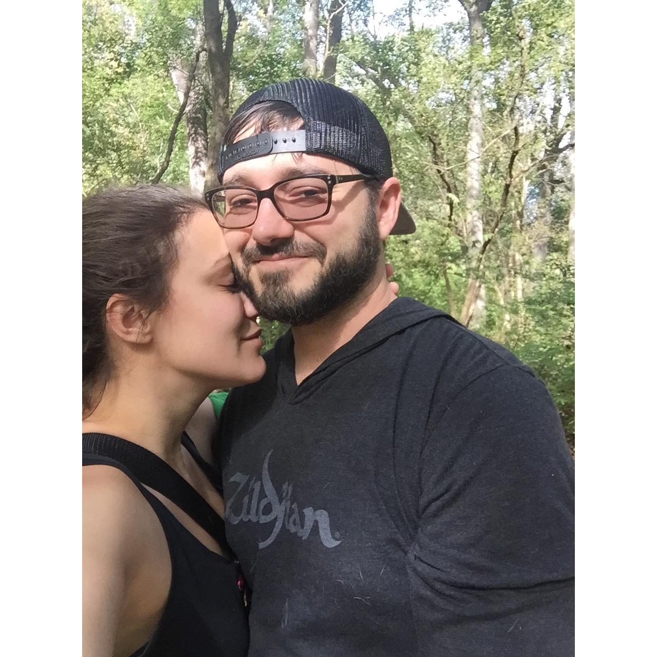 We love hiking. But, we love each other more.