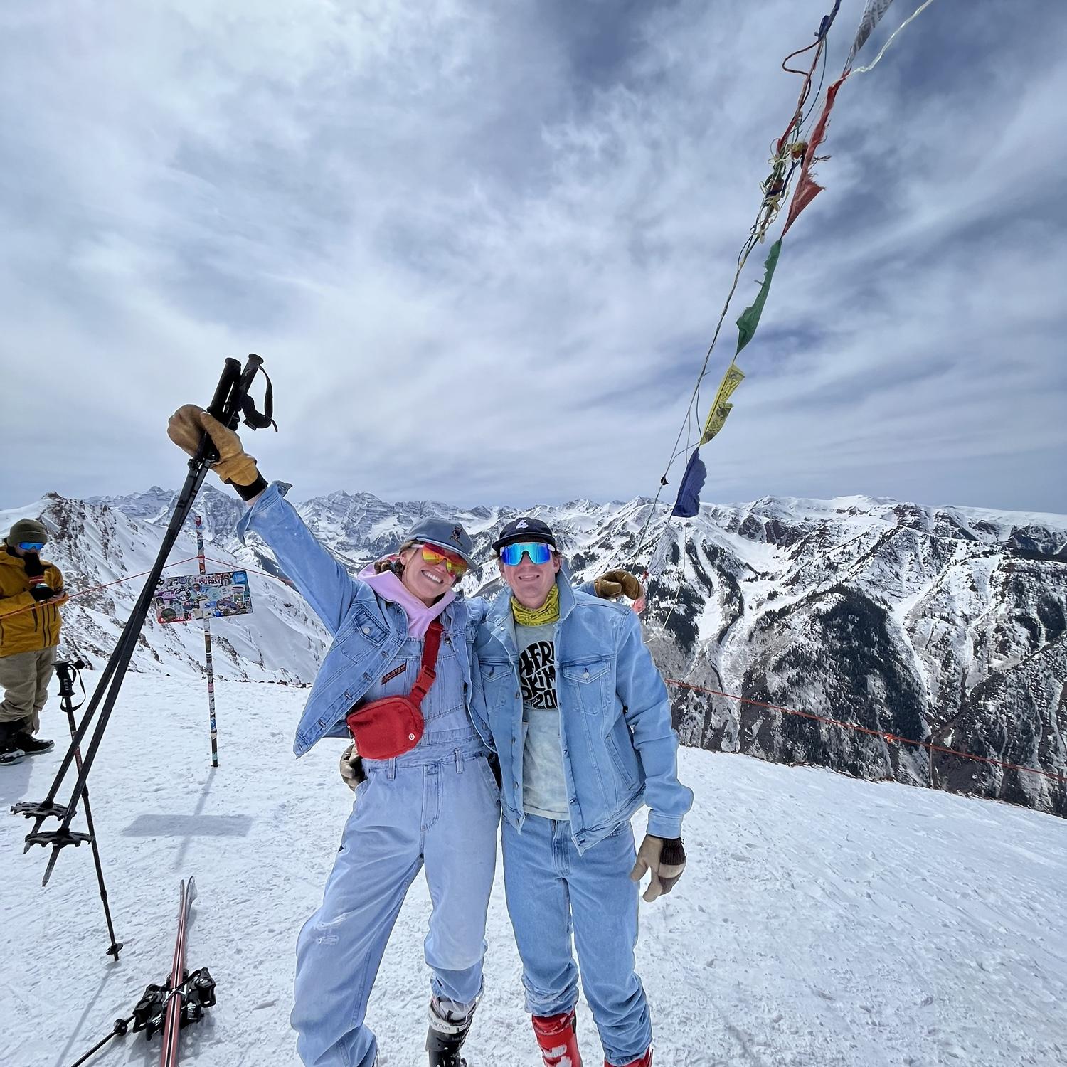 Spring skiing in Aspen