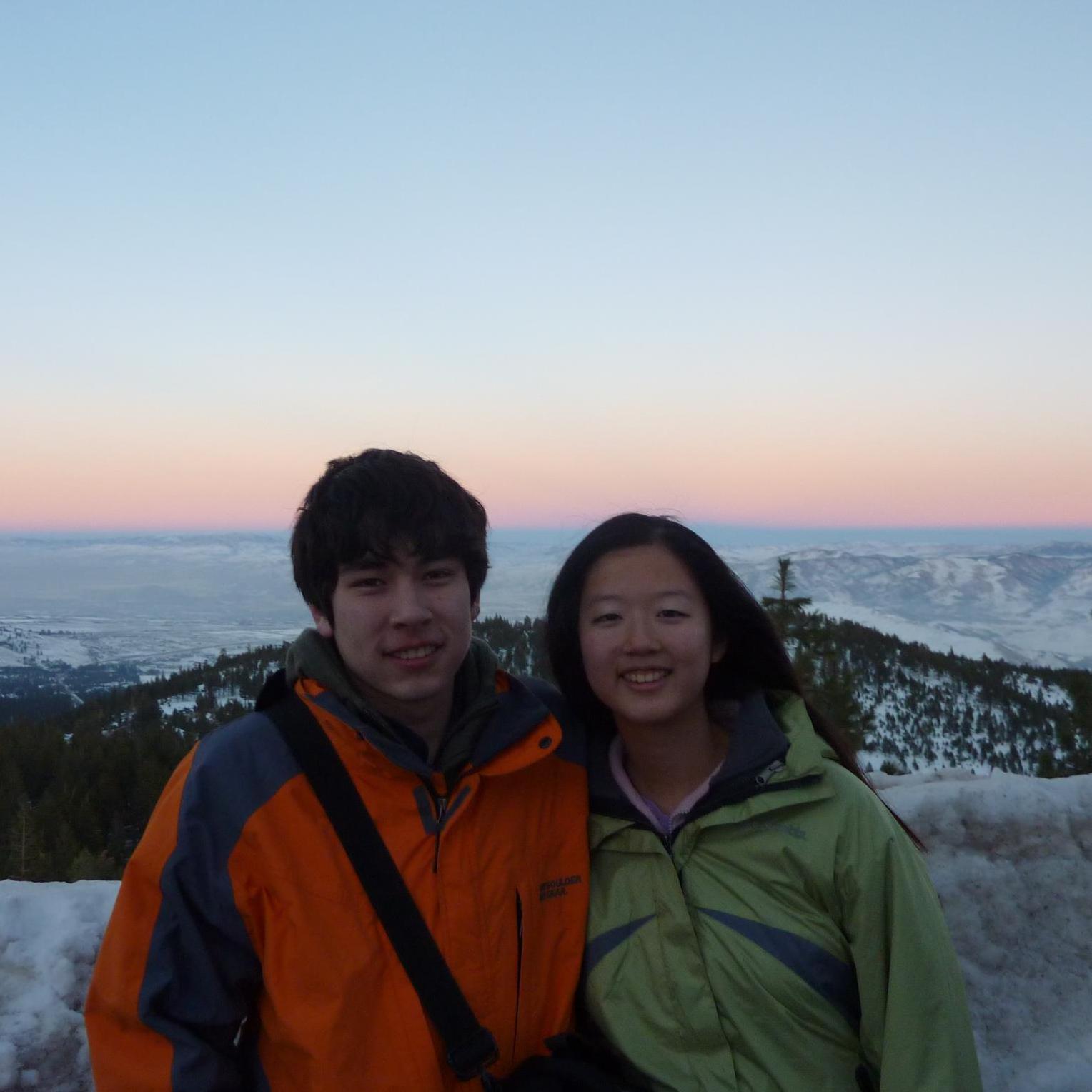 First ski trip together, Lake Tahoe (Jan 2013)