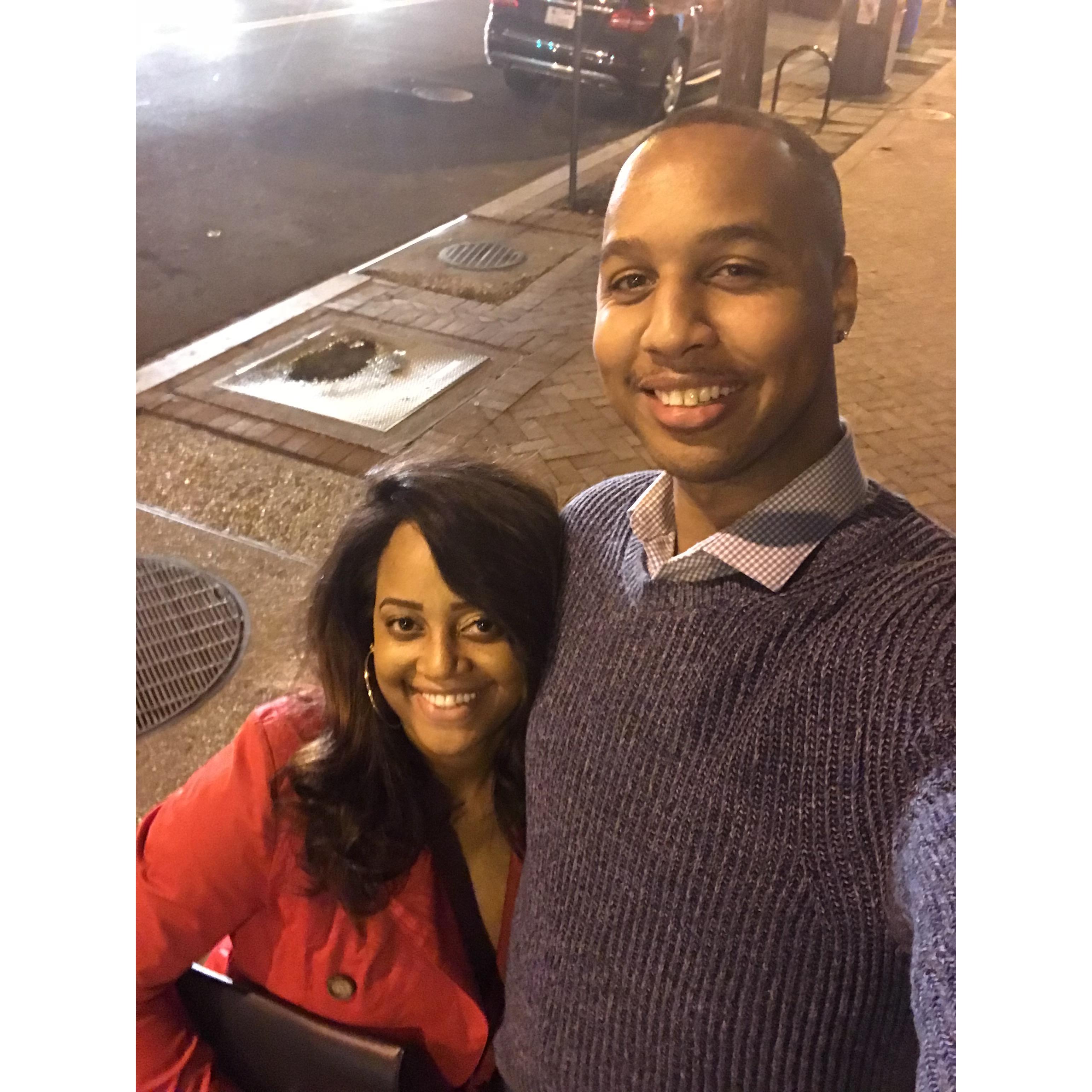 He first said "I love you" right after he snapped this pic #firstVday