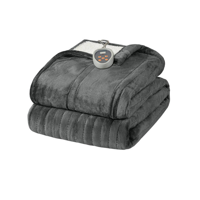 Woolrich Electric Reversible Plush to Berber Blanket, Queen