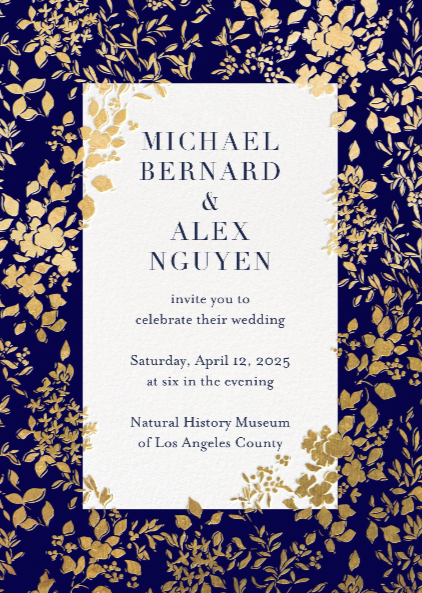 The Wedding Website of Alex Nguyen and Michael Bernard