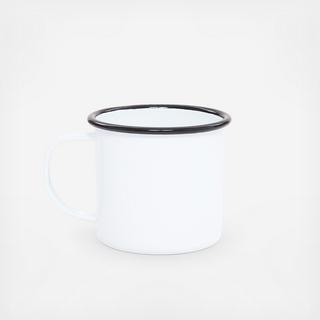 Vintage Enamelware Mug, Set of 4
