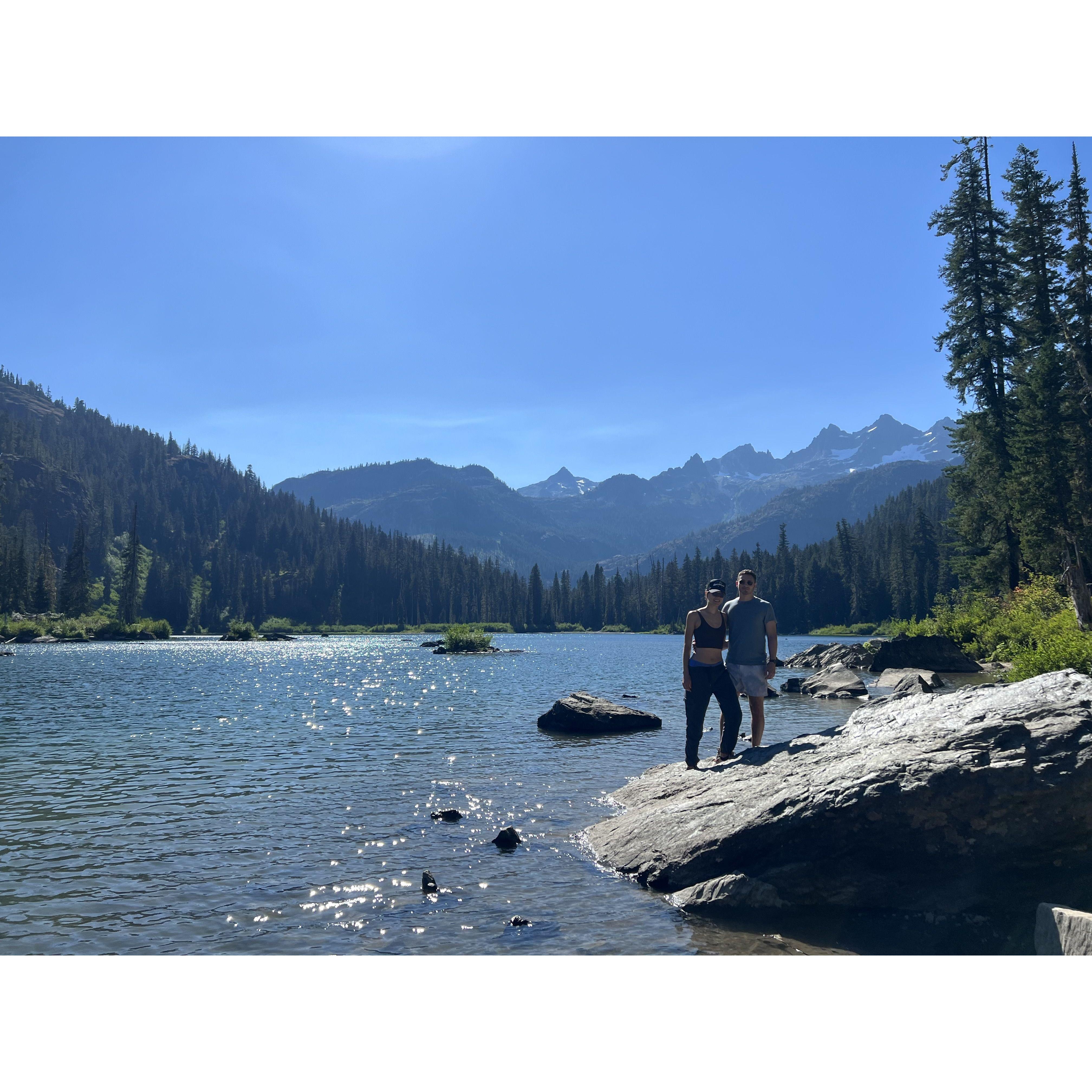Exploring and hiking in Seattle.