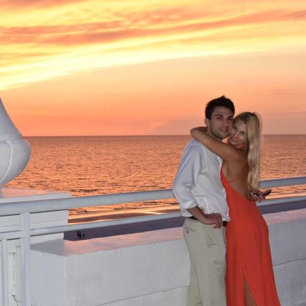 Our friends Shawn & Jonny got very lucky that this was the backdrop for their wedding reception. Believe it or not this photo is unedited!