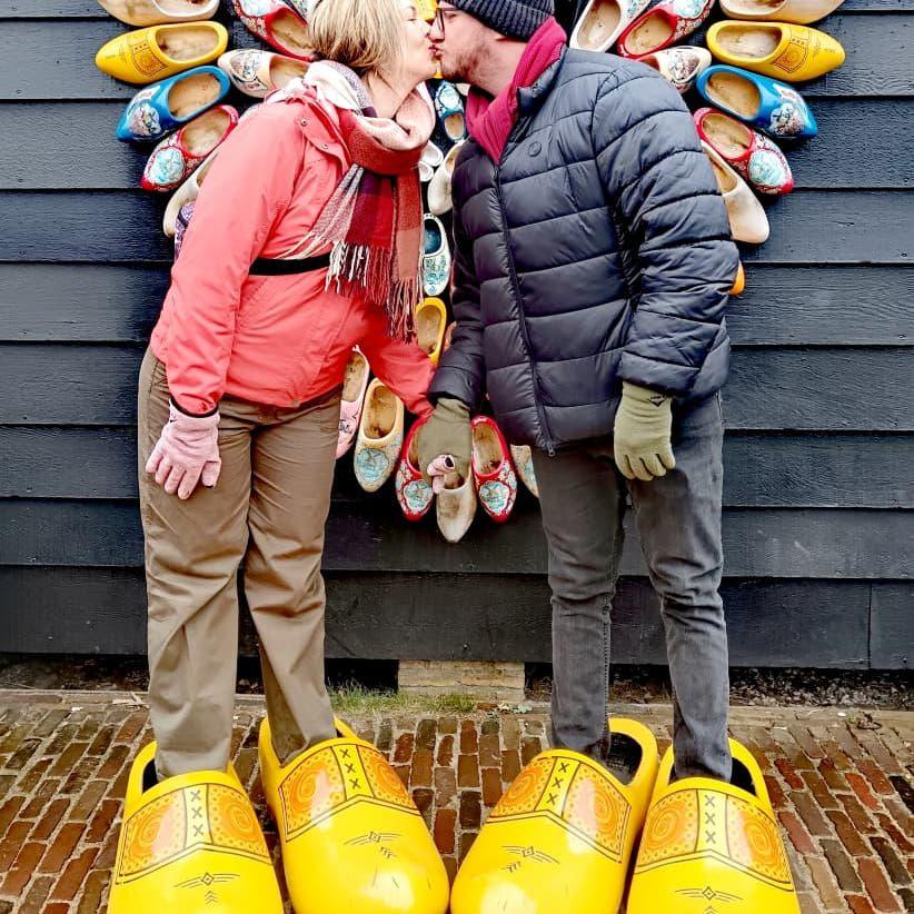 Love, clogs and kisses.