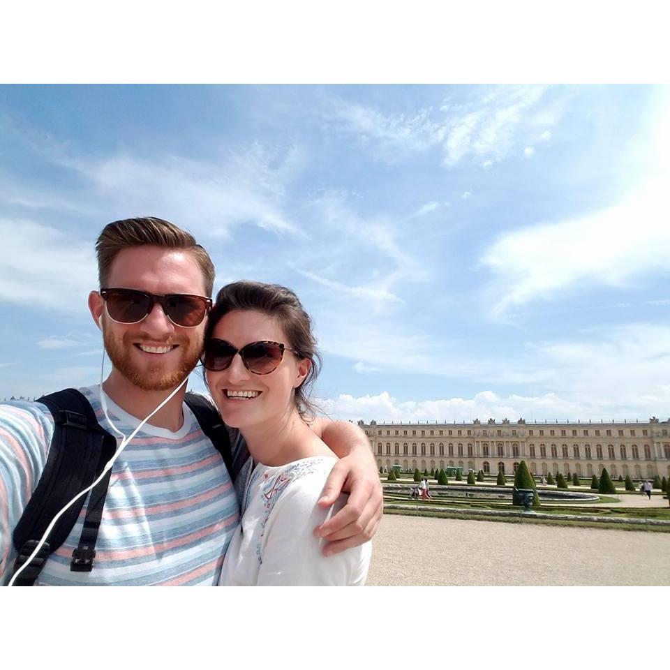 Versaille on our trip to Paris