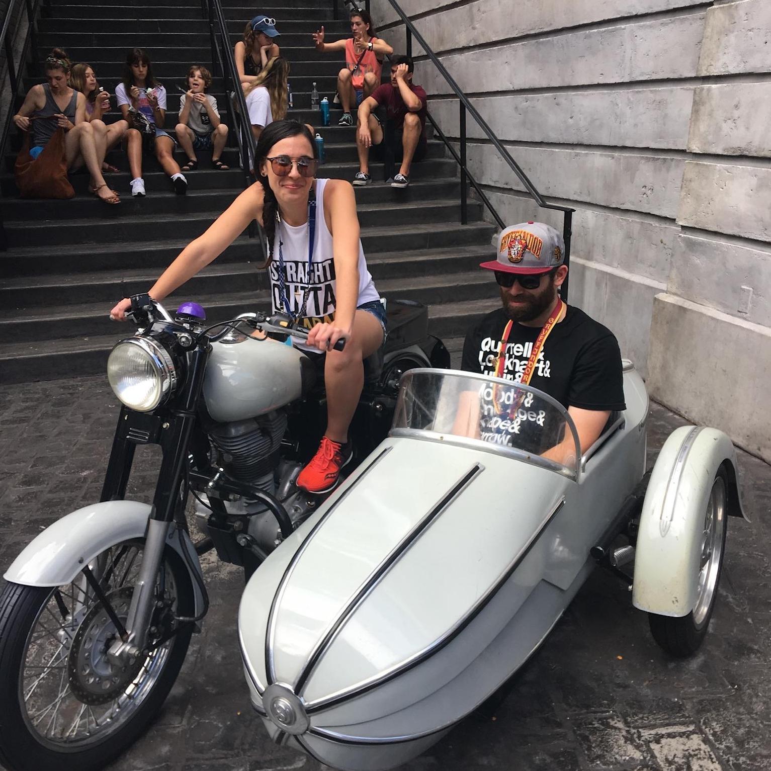 Nikki doesn't think Stephen should drive motorcycles.
