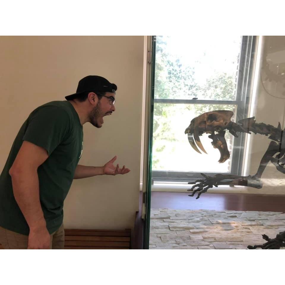 The time Ruben got into a heated debate at the museum.