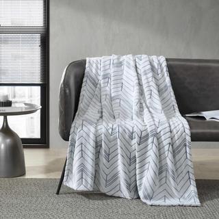 Delancey Jacquard Plush Blanket