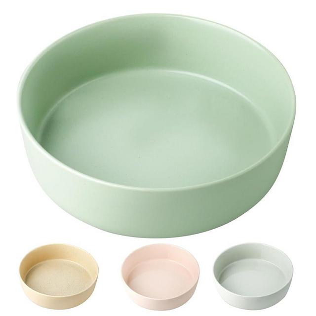 UBEE Ceramic Dog Bowl, 7 inch Dog Dish Dog Food Bowl, Pet Food Water Dish Feeding for Medium Small Dogs and Large Cat, Sage Green