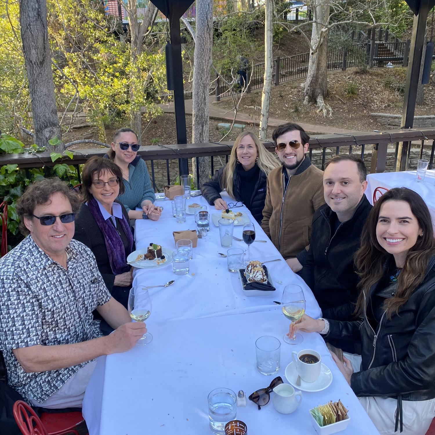 Celebrating our engagement with the VanClevNashs.