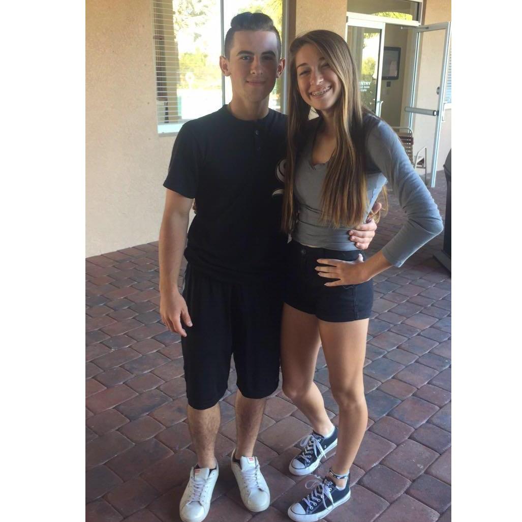 This was our first ever picture together at his 16th birthday party!