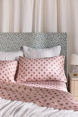 MINDTHEGAP Organic Cotton Sateen Printed Sheet Set