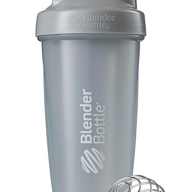 BlenderBottle Classic Loop Top Shaker Bottle, 28-Ounce, Pebble Grey