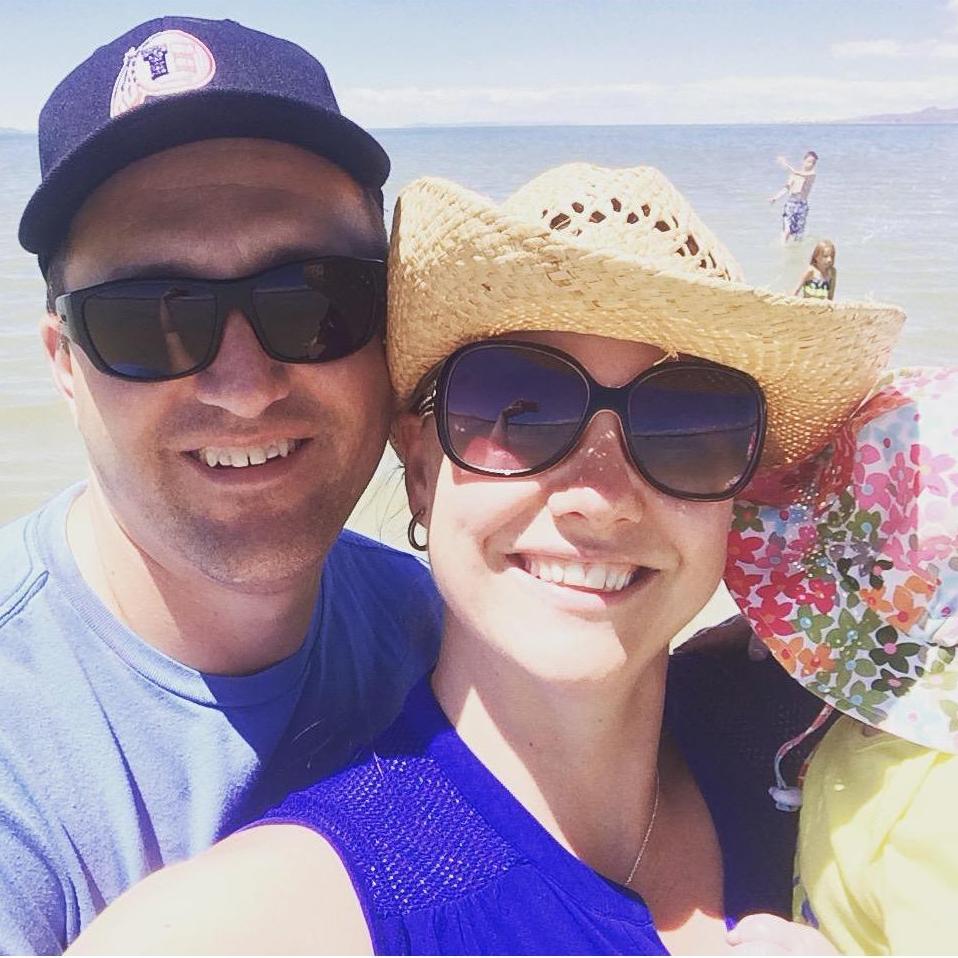 Wayne and Natalie at Antelope Island - 2017