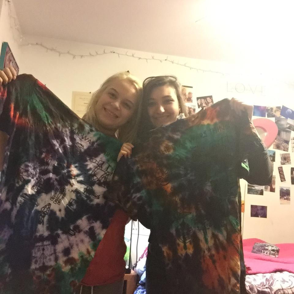 First ever tie dye together, it turned out great!