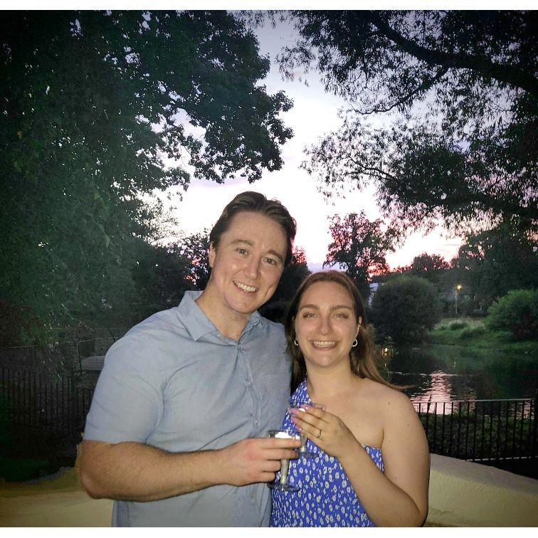 The moment I said yes!!