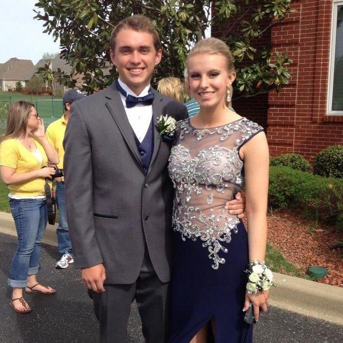 My senior prom, he was the old college kid who came back for this high school girlfriend. 2014