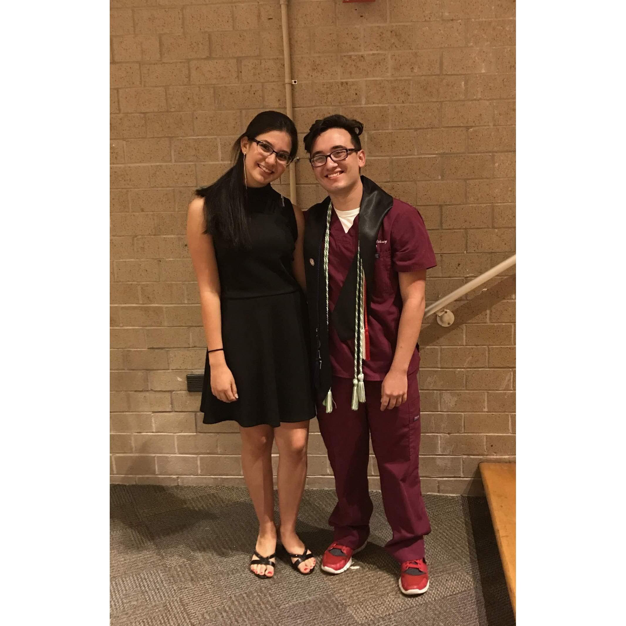 Kev graduating from CMAA 05.2017