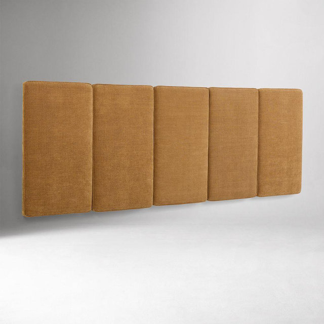 Bodi Queen Set of 5: Wing Queen Perf Chenille Crossweave Ochre