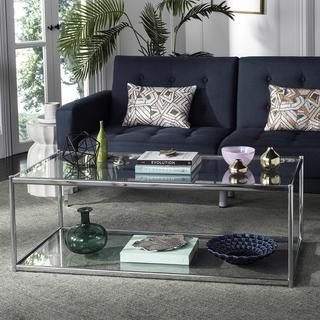 Metallic Glass Coffee Table