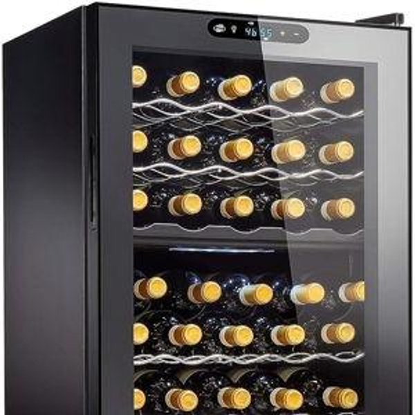 Wine Enthusiast 32-Bottle Dual Zone MAX Compressor Wine Fridge