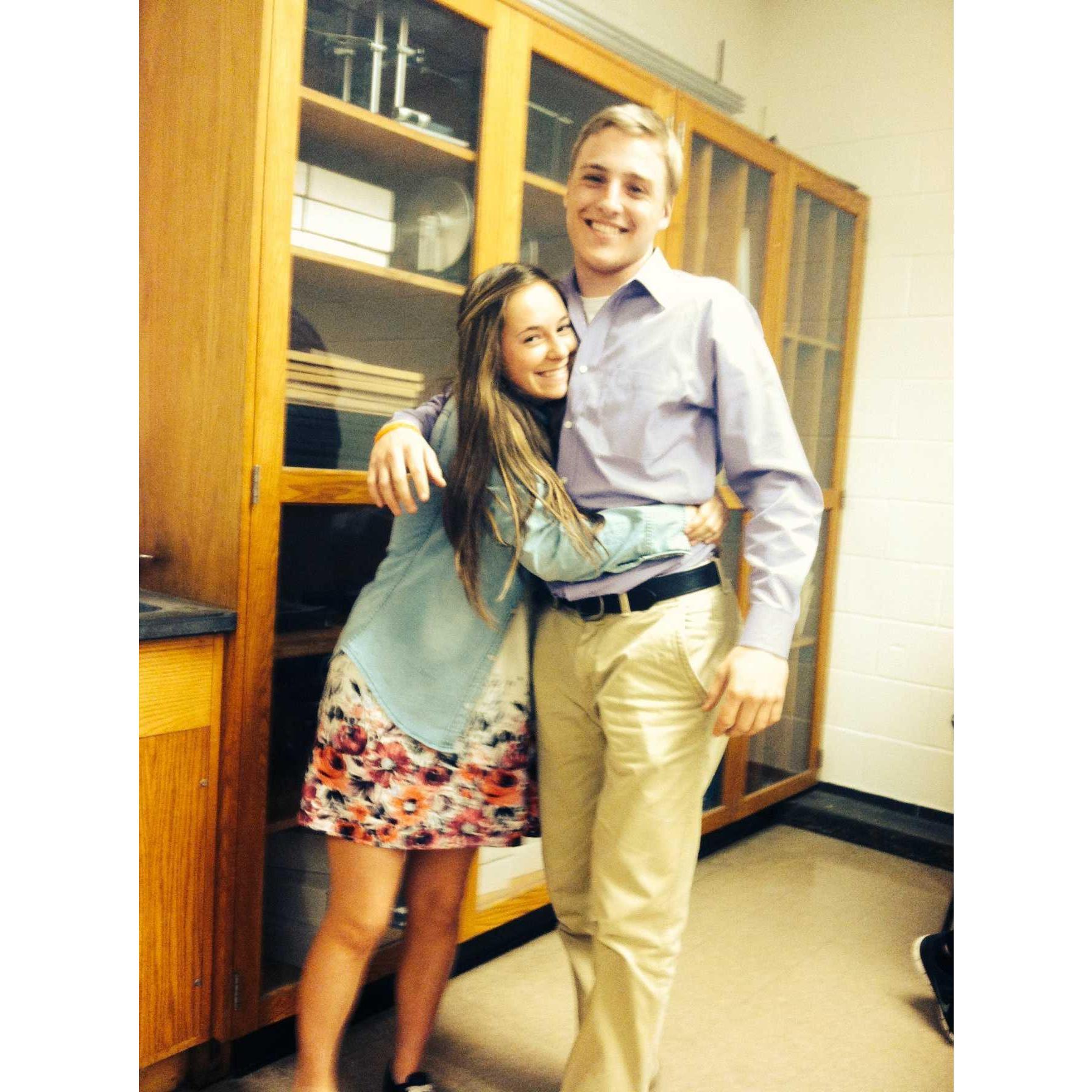 Physics class- junior year