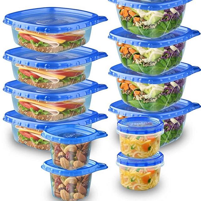 Ziploc Reusable Food Storage Containers: Smart Snap, Dishwasher Safe