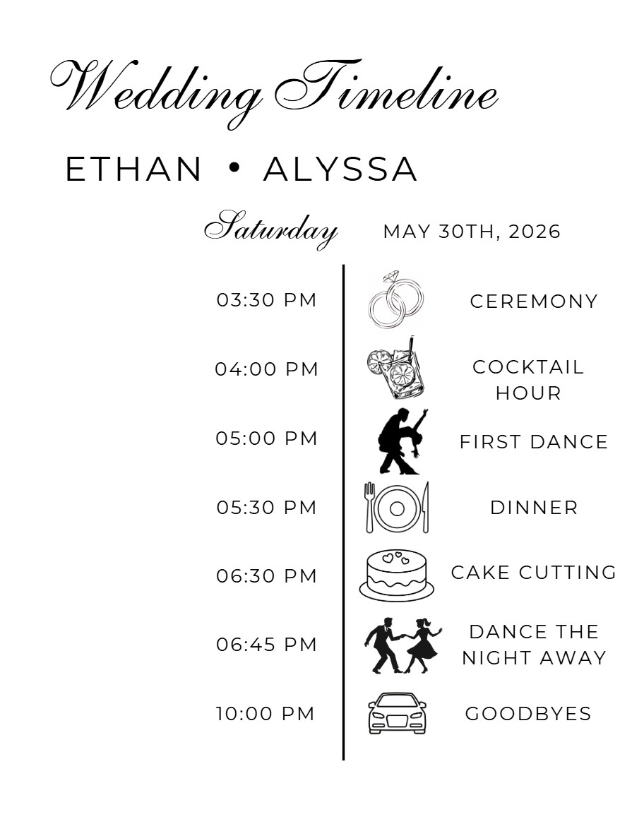 The Wedding Website of Alyssa Cribbs and Ethan Young