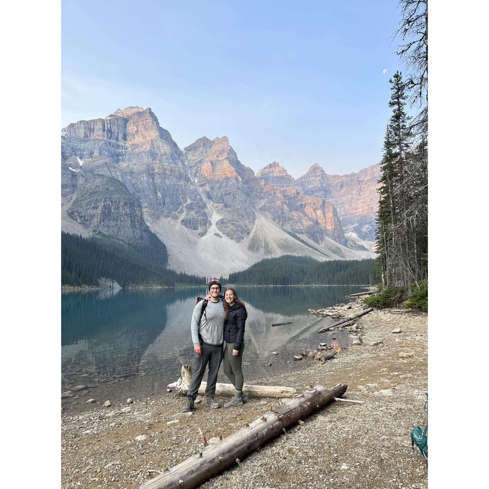 One of our favorite spots; Moraine Lake
