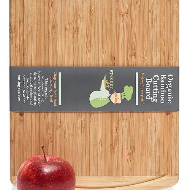 Greener Chef Small Cutting Board for Kitchen - 12 x 9 Inches - Perfect for Smaller Jobs - Bamboo Small Chopping Board - Wood Cutting Boards