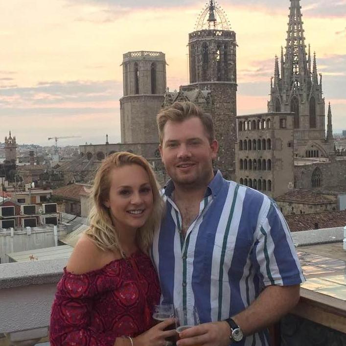 Our 3 year dating anniversary in Barcelona. August of 2016.