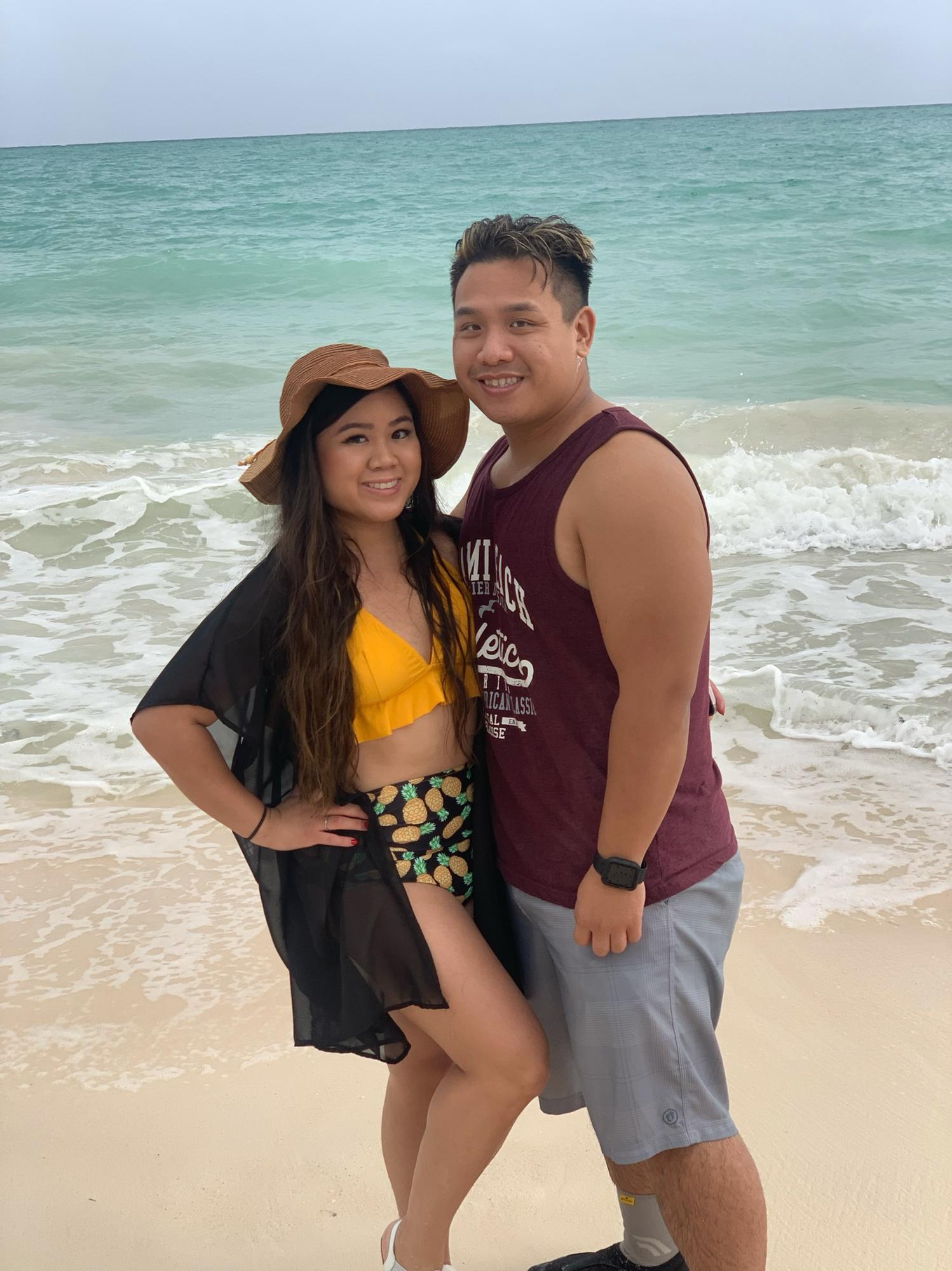 Soaking in the vitamin D in the Bahamas