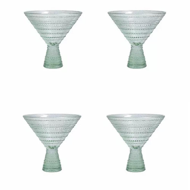 Jupiter Martini Glasses, Set of 4