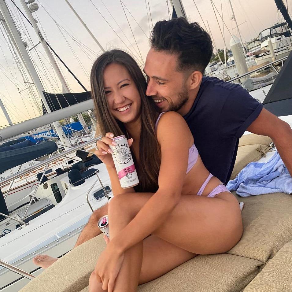 Our first picture together, two days after our first date!