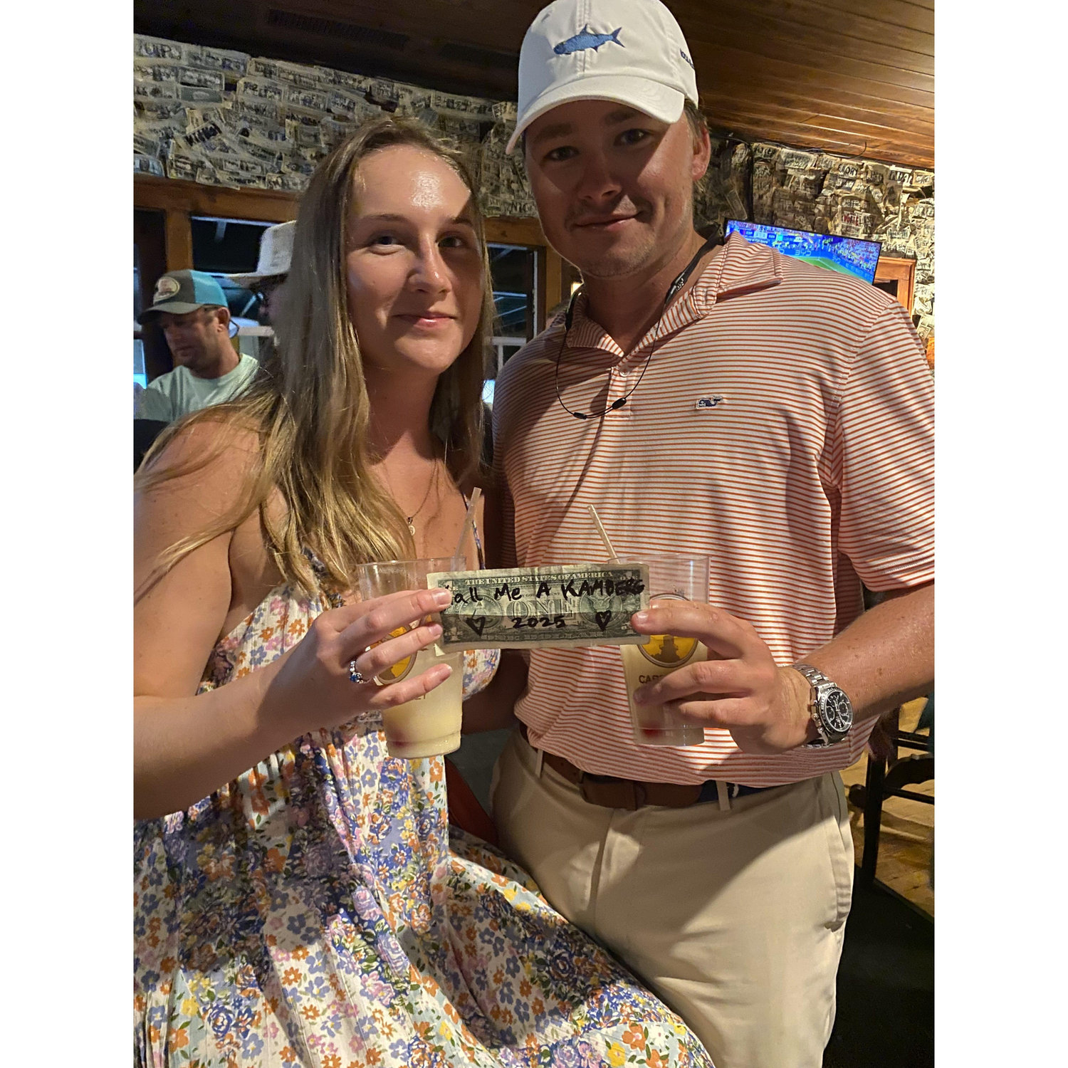 Our latest dollar bill at Cabbage Key #KallMeAKamberg