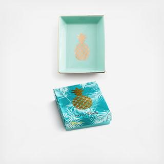 Patio Party Pineapple Trinket Tray