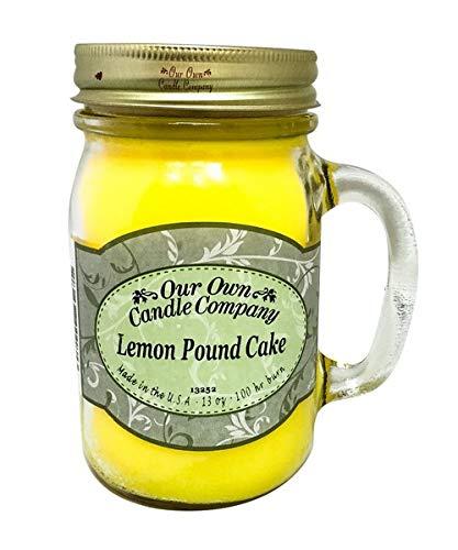 OUR OWN CANDLE CO. SICI-LP Candle Jar 100Hr Lemon Cake, Purple