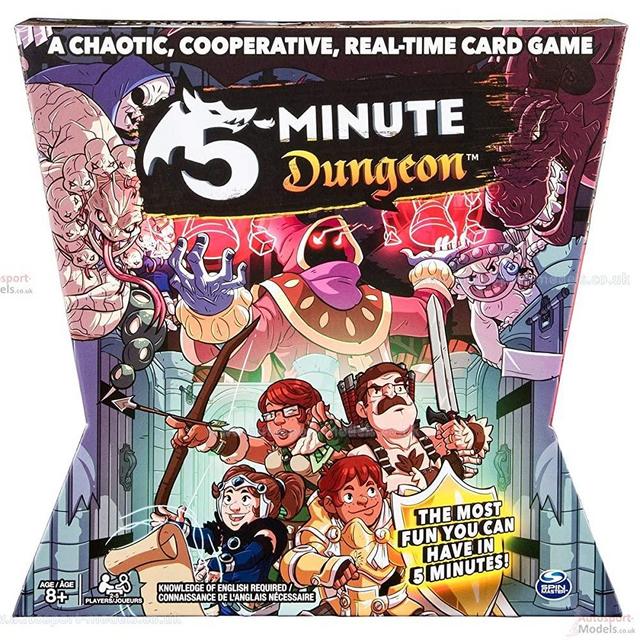 Spin Master Games 5 - Minute Dungeon Fun Card Game for Kids and Adults