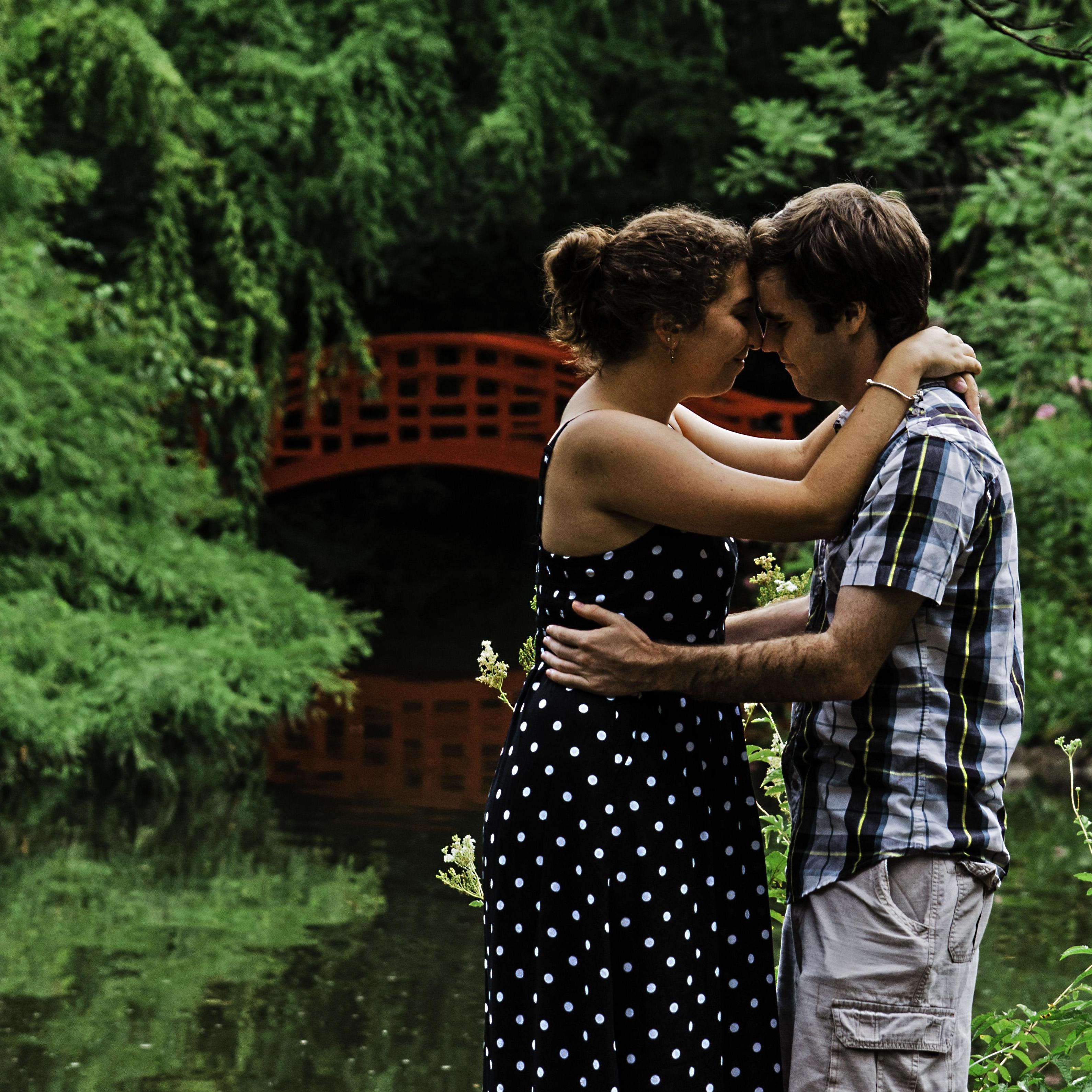 We managed to have get some weeaboo charm in our engagement photos.