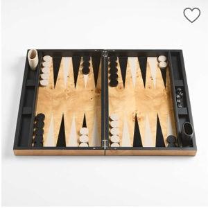 Burlwood Backgammon Set