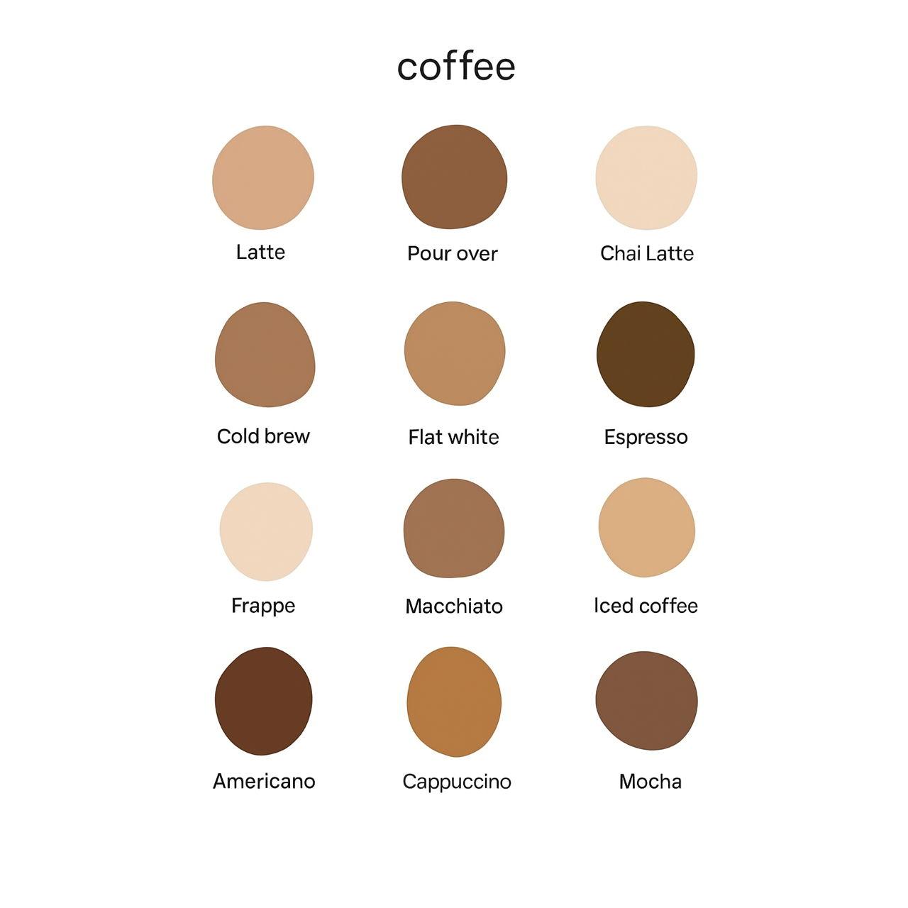 Coffee Shades of Brown