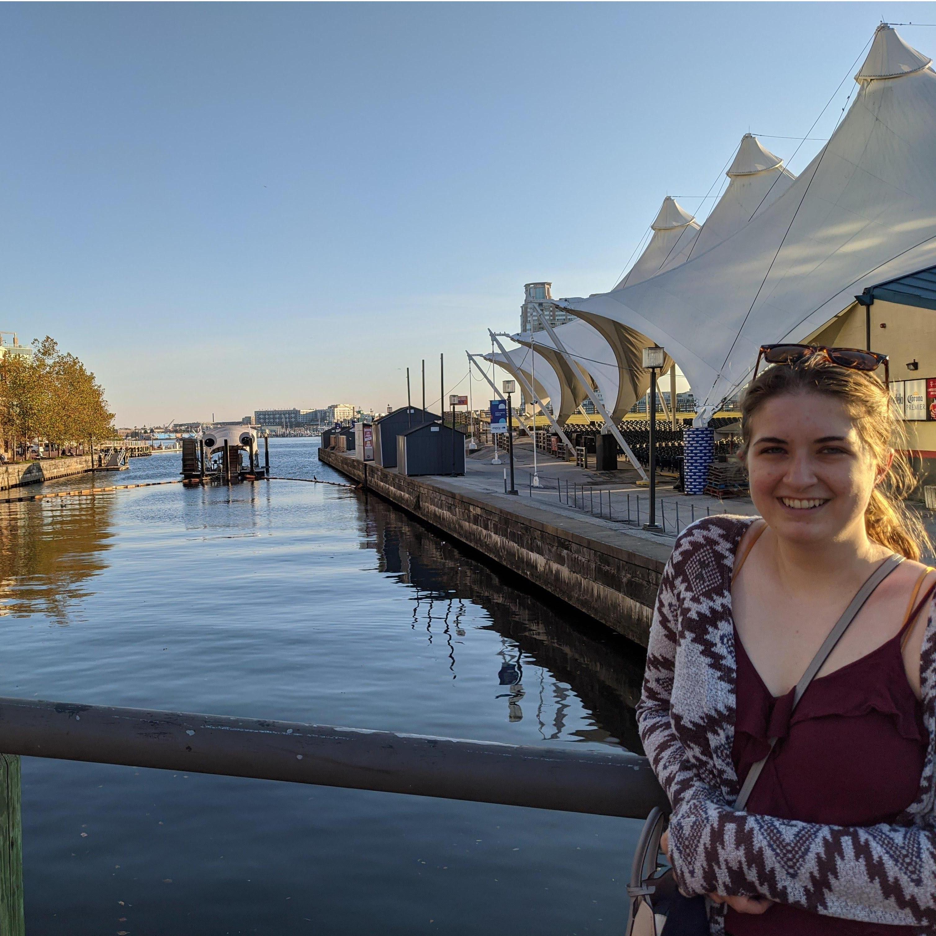 mr. trashwheel himself in the background