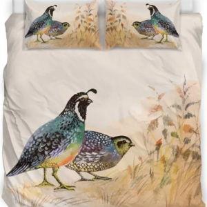 QUEEN Quail Bedding Set